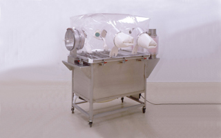 Pig Tub Isolator for germ free research.